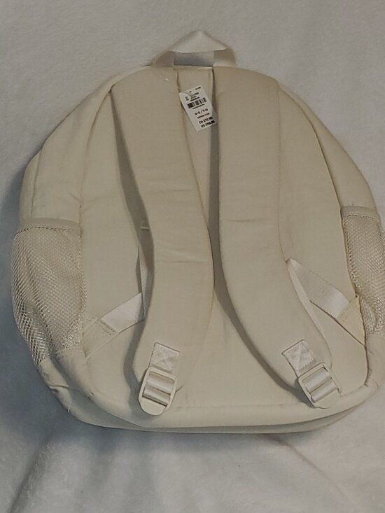 PINK Victoria’s Secret quilted Puffer Backpack Ivory Color  NEW W/TAGS! main image 6